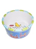 Cute Cat Dish says I'm Hungry in Bottom 6