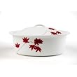 Mikasa SL134-264 Pure Red Oval Covered Casserole 3qt