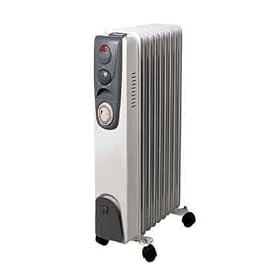 Supawarm 2500W Oil Filled Radiator Heater with Timer