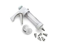 Kuhn Rikon Clear Cookie Press with Decorating Tips and Storage Box