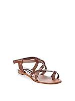 Gio & Mi Sandalias planas (Marrón Oscuro)