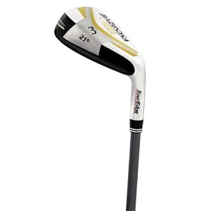 Tour Edge Men\'s Bazooka JMAX 3-PW Gold Iron-Wood Set (Right Hand, Graphite Stiff Flex)