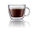 Bodum Bistro Double-Wall Insulated Glass Caf&eacute; Latte Mug, Set of 2