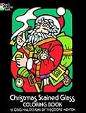 Dover Stained Glass Coloring Book Christmas