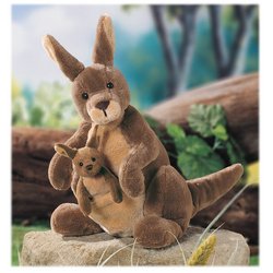 Gund 10-Inch Jirra Kangaroo with Baby