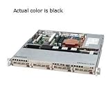 1U Mini Bb Blk Xeon 3000 LGA775 4HS Sata CD Fdd Pcie/pcix 300W