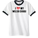 I Love My Welsh Corgi Ringer T-Shirt