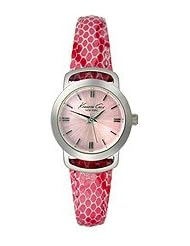 Kenneth Cole New York Snakeskin-Embossed Round Womens watch #KC2721