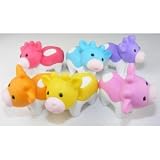 29Pcs Japanese Iwako Erasers-Panda,Cow, Elephant, Hamster, Pig and Giraffe