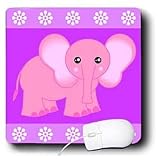 Janna Salak Designs Jungle Animals - Pink Baby Elephant - Mouse Pads
