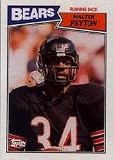 1987 Topps Walter Payton Football Card #46 - Shipped In Protective Display Case!