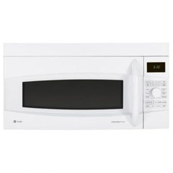 Profile 1.7 cu. ft. Capacity Over-the-Range Convection Microwave Easy-set Control Dial Auto Recipe Conversion in White