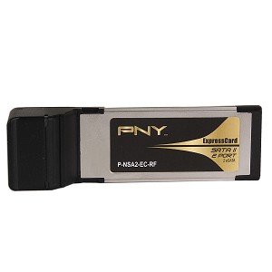PNY P-NSA2-EC-RF 2 Port eSATA II Express Card