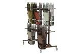 Folding Chair-Hanging Cart Holds 84