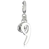 ELLE Jewelry Charms 9 Number Sterling Silver C