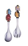 Salad Server Set of 2 - Tropical Fish