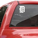Detroit Tigers 8x8 White Team Logo Decal