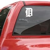 Detroit Tigers 8x8 White Team Logo Decal