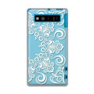画像をクリックして拡大イメージを表示 安いau エーユー AQUOS PHONE SERIE SHL21 対応 携帯ケース 1577マンダラライン ( クリア ) TPU 半透明