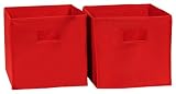Sourcing Solutions 2-Piece Folding Storage Bins Set with Open Handles
