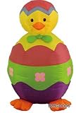 4 Foot Easter Inflatable Cute Chick and Egg Yard Decoration
