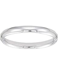 Hinged Bangle Bracelet in Sterling Silver