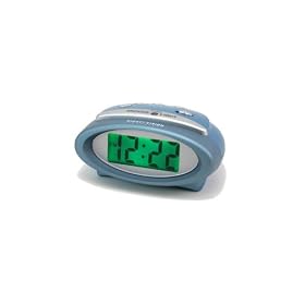 Equity 30330 1-Inch LCD Green Display Alarm Clock by Equity Time