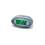 Equity 30330 1-Inch LCD Green Display Alarm Clock