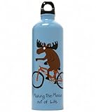 Hatley Moose out of Life (Bike) Adult Water Bottle
