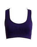 Purple Seamless Racer back Sports Bra