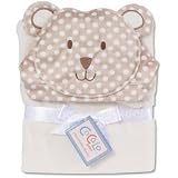 Ivory Bear Hooded Baby Blanket
