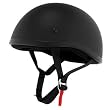 Skid Lid Original Half-Face Motorcycle Helmet Large Flat Black