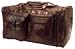 Sporting Goods : Roadpro PLB-004BN Genuine Leather Brown Travel Bag