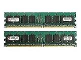 Kingston KVR667D2N5K2/2G ValueRam 2GB 667MHz DDR2 NonECC CL5 DIMM Memory - Kit of 2