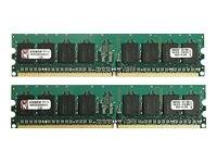 Kingston KVR667D2N5K2/2G ValueRam 2GB 667MHz DDR2 NonECC CL5 DIMM Memory - Kit of 2