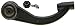 ACDelco Advantage 46A0704A Passenger Side Outer Steering Tie Rod End