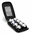 ND Sports Chrome Boules,Pentanque, Set of 8, Including Carry Case