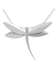 Sterling Silver Polished Dragonfly Pendant