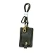 Genuine Leather Lanyard and Luggage Tag with Charm (Khaki)