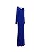 L'ALYSSE Women's Slim Fit Long Sleeve Scoop Neck Casual Backless Dresses