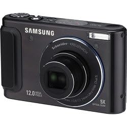Samsung TL320 12MP Digital Camera with 5x Schneider Wide Angle Dual Image Stabilized Zoom and 3.0 inch OLED Screen (Black)