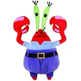 Ty Beanie Babies Mr. Krabs From Spongebob Squarepants