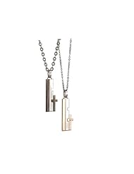 M+Y STEEL Cross Match Couples Pendant