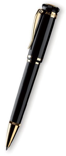 Dunhill Sentryman Ballpoint Pen Black With Gold Trim