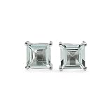 31fYALVdjAL. SL160  1.65 Carat Genuine Aquamarine Sterling Silver Stud Earrings