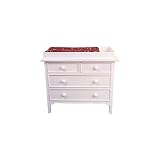 White Casablanca Changing Chest by Bratt Decor