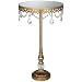 Antique Gold Beaded Large Cake Stand