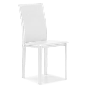 4 PC Arcane White Dining Chair Set
