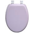 ELONGATED Premium Ginsey LILAC Padded Soft Toilet Seat