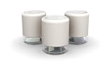 Joseph Joseph View Small Kitchen Storage Jars (White) Set of 3